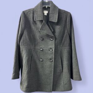 Motherhood Maternity Women's
Pea Coat Polyester Blend
Jacket Grey size XL
